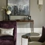 Glamorous formal reception room | Bespoke console | Interior Designers